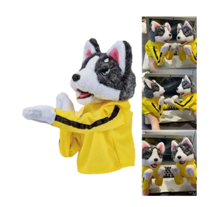 JUGUETE LOBO BOXEADOR MARIONETA